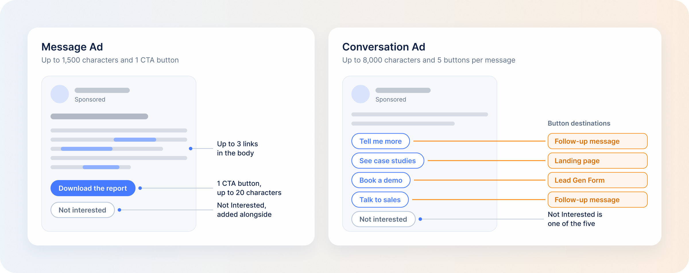 conversation-ad-with-branching-cta-buttons-next-to-a-single-message-ad